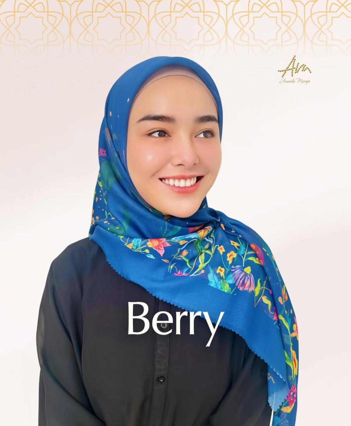 6 Potret Amanda Manopo Jadi Model Hijab untuk Bisnis Barunya, Tampil Cantik dan Elegan
