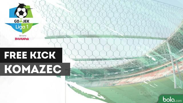 Berita video free kick striker anyar Bhayangkara FC, Nikola Komazec, yang sekilas seperti berhasil membobol gawang Persija dalam laga pembuka Liga 1 2018, Jumat (23/3/2018).