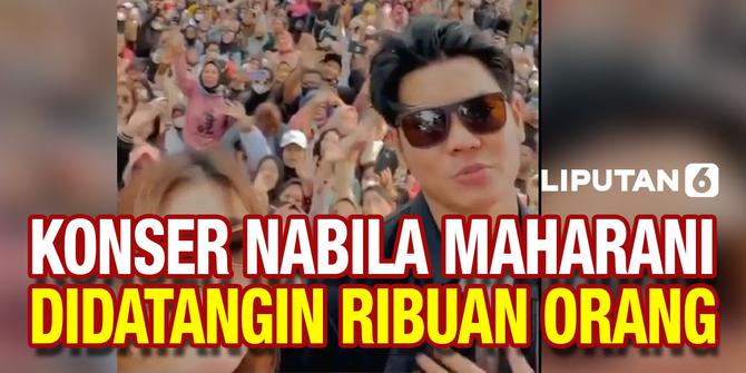 VIDEO: Konser Tri Suaka dan Nabila Maharani didatangi Ribuan Orang, Netizen: Halo Omicron?