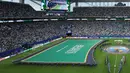 Momen menarik menyita perhatian saat laga Grup H Piala Dunia 2026 antara Arab Saudi melawan Uruguay di Miami Stadium, Amerika Serikat, Rabu (16/06/2026) dini hari WIB. (AFP/Getty Images/Molly Darlington)