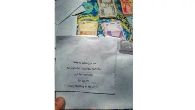 6 Cara Tagih Utang saat Momen Nikahan Ini Bikin Senyum Tipis