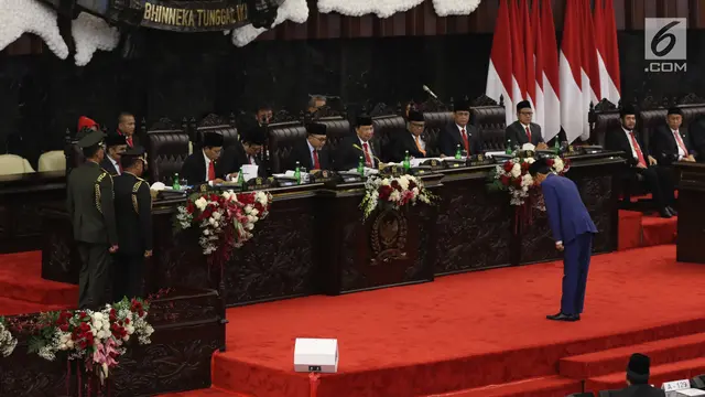 Jokowi Sampaikan Pidato Kenegaraan