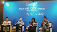 Talkshow Peluncuran Fitur Multi-Kota Traveloka (dok.Liputan6.com/Devita Nur Azizah)