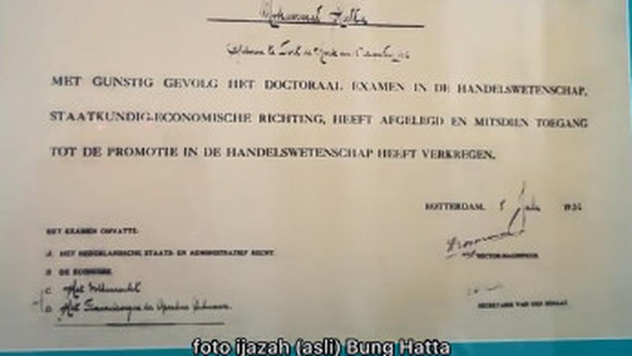 Ijazah Bung Hatta