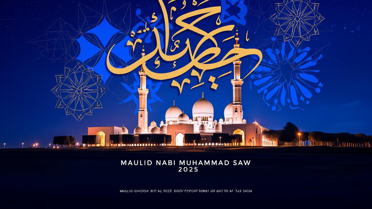 Poster Maulid Nabi Muhammad 2025