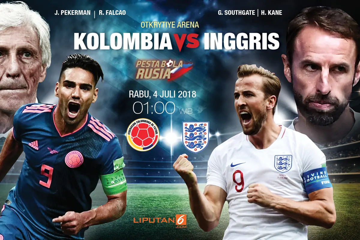 Prediksi Kolombia Vs Inggris