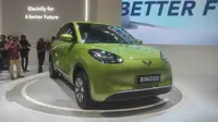 Mobil Listrik Wuling Binggo Tebar Pesona di PEVS 2023 (Arief/Liputan6.com)