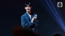 Acara Kim Soo Hyun temu penggemar tersebut berlangsung hari ini, Minggu (14/5/2023) di Indonesia Convention Exhibition (ICE) BSD City, pukul 16.00 WIB.  (Liputan6.com/Angga Yuniar)