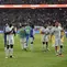 Para pemain Prancis bertepuk tangan ke arah suporter mereka usai laga UEFA Nations League antara Turki vs Prancis di Izmit, Turki, Jumat, 25 September 2026. (AP Photo/Khalil Hamra)