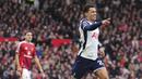 Hasil ini membuat Man United terpuruk di posisi 12 klasemen sementara Liga Inggris 2024/2025 dengan koleksi tujuh poin dari enam laga. Di sisi lain Tottenham naik ke peringkat delapan dengan raihan 10 poin. (Martin Rickett/PA via AP)