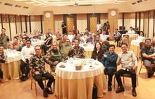 Menkum Supratman Bahas KUHP dan Transformasi Digital dengan Pemred Media