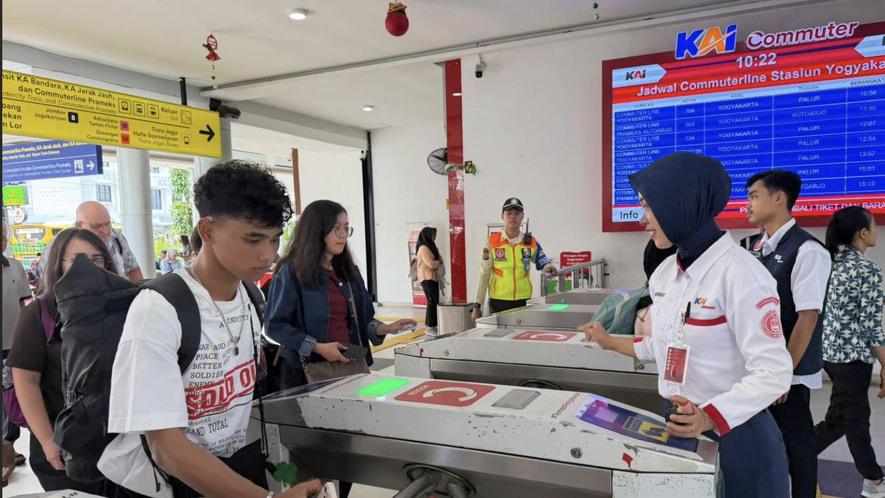 342.548 Warga Manfaatkan Commuter Line Yogyakarta–Solo Selama Libur Nataru