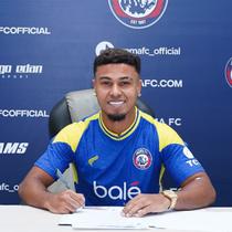 Gabriel Silva, pemain asing baru Arema FC di putaran kedua BRI Super League 2025/2026. (Bola.com/Iwan Setiawan)