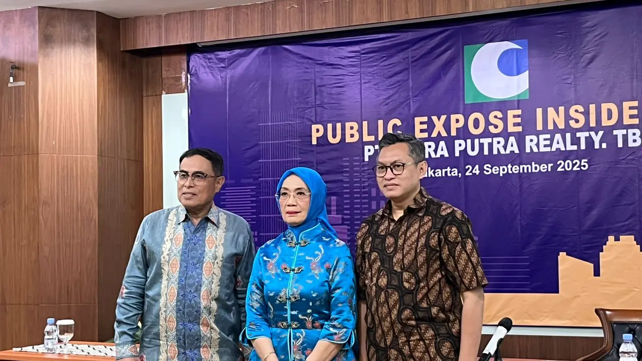 Direktur PT Citra Putra Realty Tbk (CLAY), Chairul Umaiya, dalam Public Expose Insidentil, Rabu (24/9/2025). (Liputan6.com/Gagas)
