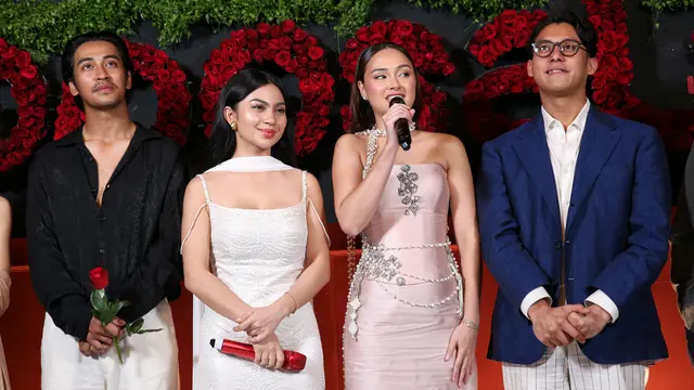 Potret Glamor Duo Bestie Ariel Tatum dan Caitlin Halderman di Gala Dinner A Business Proposal