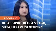 Berlangsung panas, debat ketiga Pemilu 2024 yang mempertemukan ketiga calon presiden, mendapat perhatian luas masyarakat termasuk warganet. Lantas siapa juara debat tadi malam menurut warganet, berikut data yang disampaikan Direktur Komunikasi Indone...