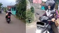 Nenek naik motor (Instagram/@hariankopas)