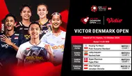 BWF 750 Victor Denmark Open 2026 - Babak 16 Besar: Perjuangan 5 Wakil Indonesia Hanya di Vidio