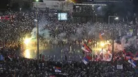 140 Ribu Demonstran Tuntut Presiden Serbia Mundur dan Pemilu Dipercepat, Puluhan Pendemo Ditangkap