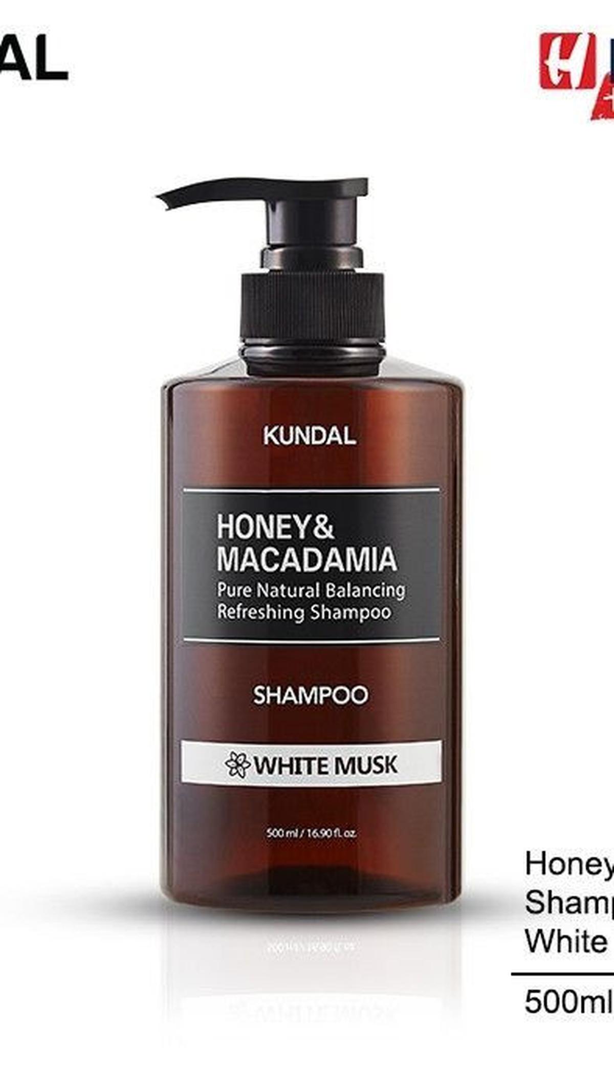 5. Kundal Honey &amp; Macadamia Shampoo White Musk<br>