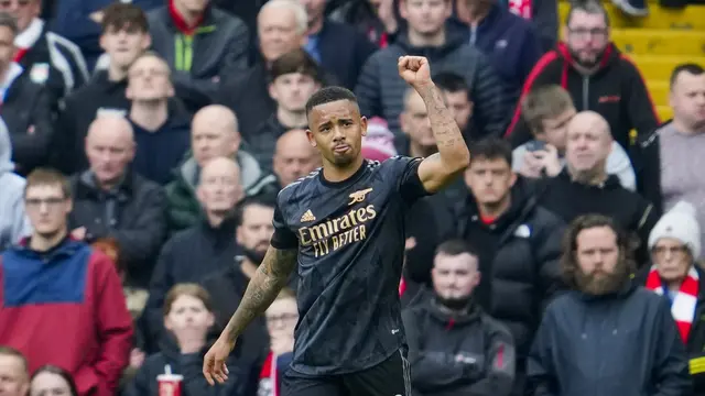 Gabriel Jesus, Liverpool vs Arsenal, Premier League