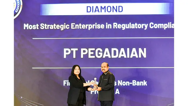 Konsisten Jalankan Kepatuhan Hukum, Pegadaian Raih Penghargaan IRCA 2025