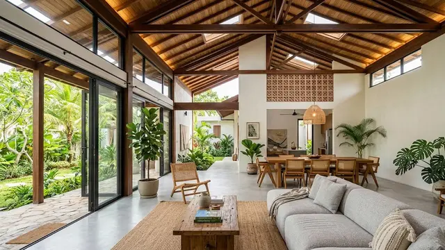 Desain Rumah dengan Plafon Tinggi