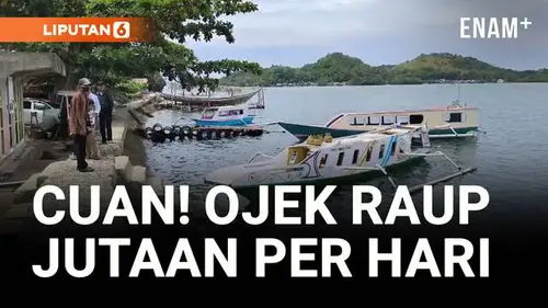 VIDEO: Berkah Lebaran, Ojek Perahu Hasilkan Jutaan Rupiah Per Hari Selama Liburan