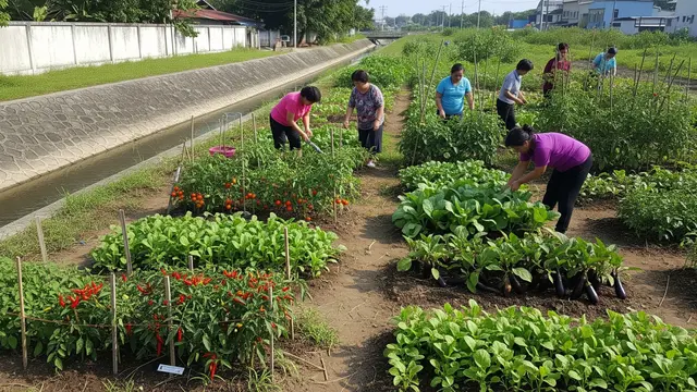 Ide Kebun Sayur untuk Ibu-ibu Komunitas UMKM/Gemini AI