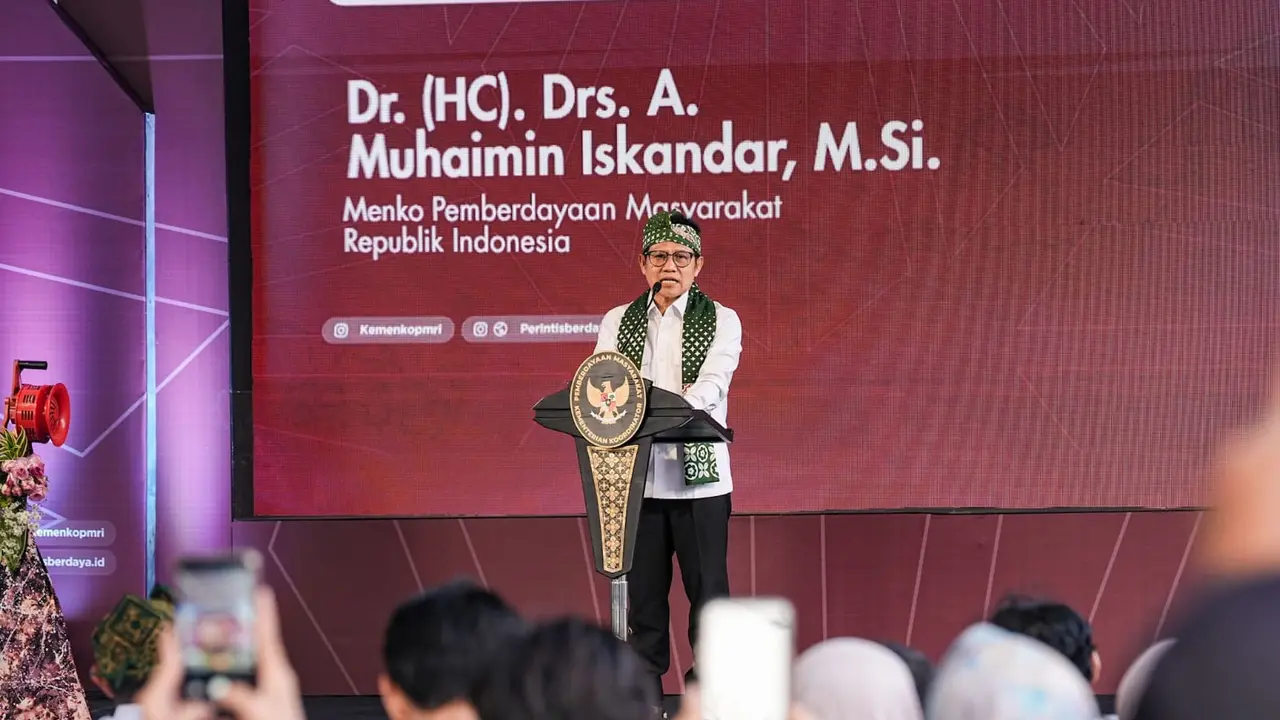 Menteri Koordinator Bidang Pemberdayaan Masyarakat A. Muhaimin Iskandar meluncurkan Perintis Berdaya Connect (PBC) di Kota Batu, Jawa Timur, Rabu (26/8/2026). Dok