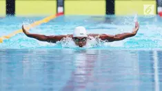 Atlet renang Indonesia ini belum dapat menyumbangkan medali dalam final di Stadion Akuatik, Senayan, Jakarta, dalam ajang Asian Games 2018.