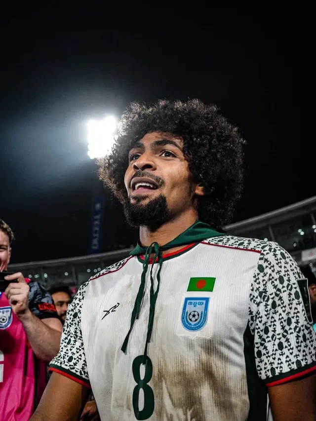 Gelandang Timnas Bangladesh, Hamza Choudhury.