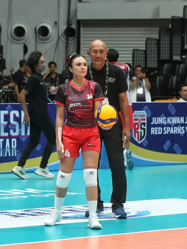 Wulan Guritno di Fun Volleyball Celebrity Match (Fimela/Adrian Putra)