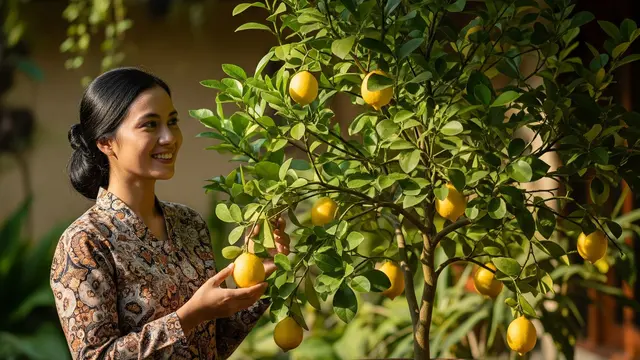 Inspirasi Kebun Buah dengan Tabulampot