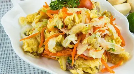 Resep Orak Arik Telur Dengan Wortel Sawi Putih Enak Banget Lifestyle Fimela Com