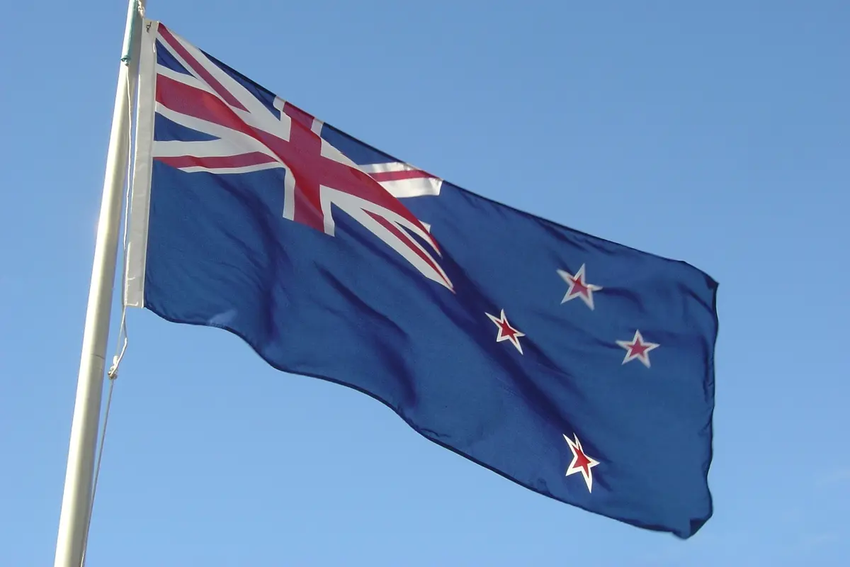 Bendera Selandia Baru sebelum referendum (AFP Photo)