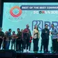 Penghargaan Best of The Best Communication untuk BRI diterima secara langsung oleh Direktur Digital & Teknologi Informasi BRI Arga M. Nugraha.