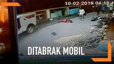 Sebuah mobil menabrak ibu dan bayinya yang berumur 1 tahun. Ajaibnya, ibu dan anak tersebut berhasil selamat dari insiden mengerikan ini.