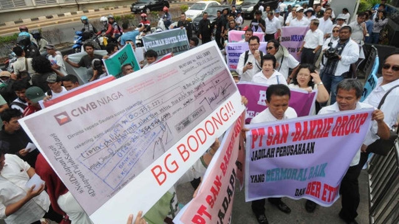 Tuntut pelunasan hutang, partner bisnis geruduk Wisma Bakrie
