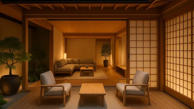 Model Teras Gaya Zen Jepang
