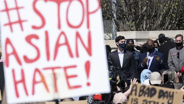 FOTO: Ratusan orang di Atlanta demo pascapenembakan fatal di spa