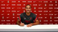 Thiago Alcantara resmi bergabung dengan Liverpool. (Dok Liverpool)