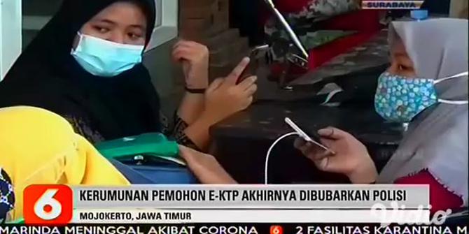 VIDEO: Jelang Pilkada Serentak, Warga Mojokerto Antre Rekam E-KTP