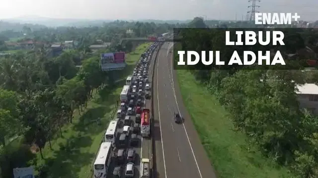 Kemacetan pada libur panjang dan libur Idul Adha mulai terlihat dari Jakarta menuju pintol Tol Ciawi dan simpang Gadog.
