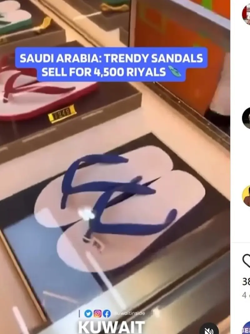 Sandal Jepit dengan Kemasan Mewah Dijual di Arab Saudi Seharga Rp19 Juta