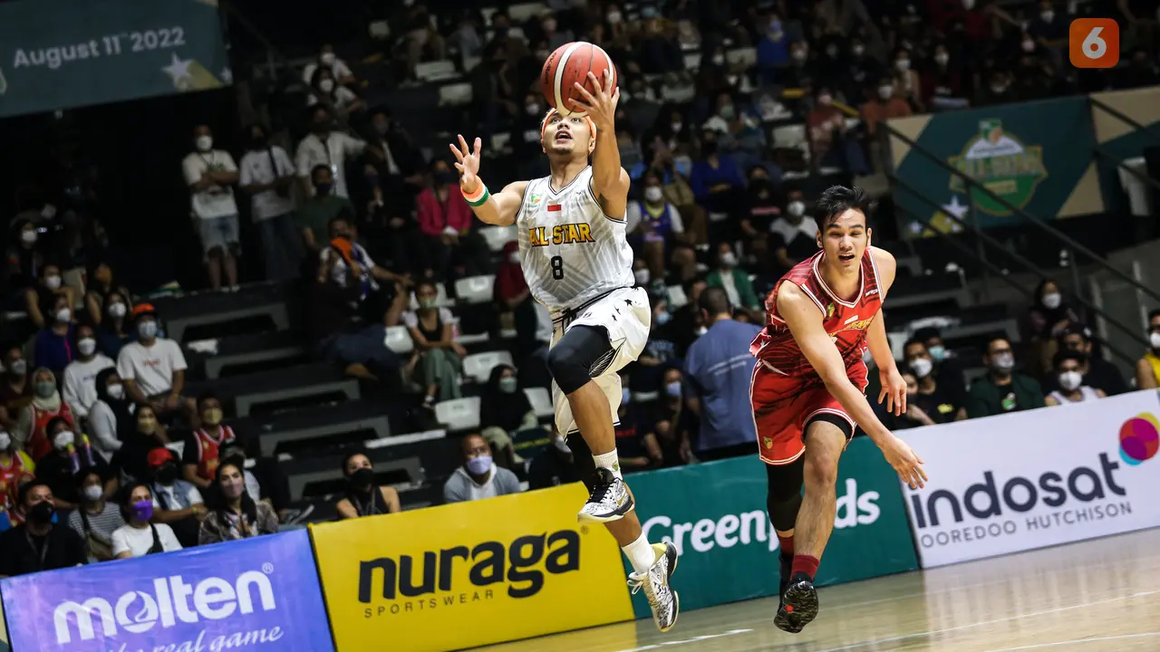 Foto: Keseruan Pertandingan IBL All Star 2022, Tim Putih Menang Tipis atas Tim Merah