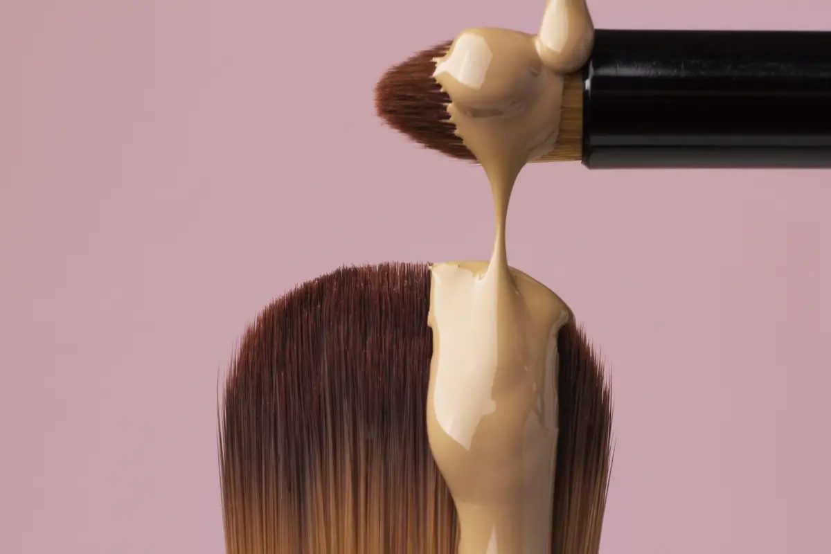 Ilustrasi Brush Foundation