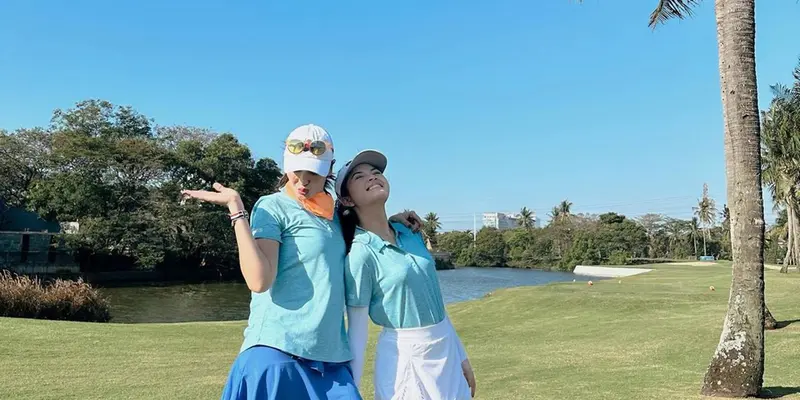 Potret Yoriko Angeline Main Golf Bareng Luna Maya dan Shabrina Luna Ini Kompak Banget