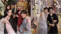 Momen anggota Blink reuni di pernikahan Febby Rastanty. (sumber: Instagram/agthpricilla/theholograil)