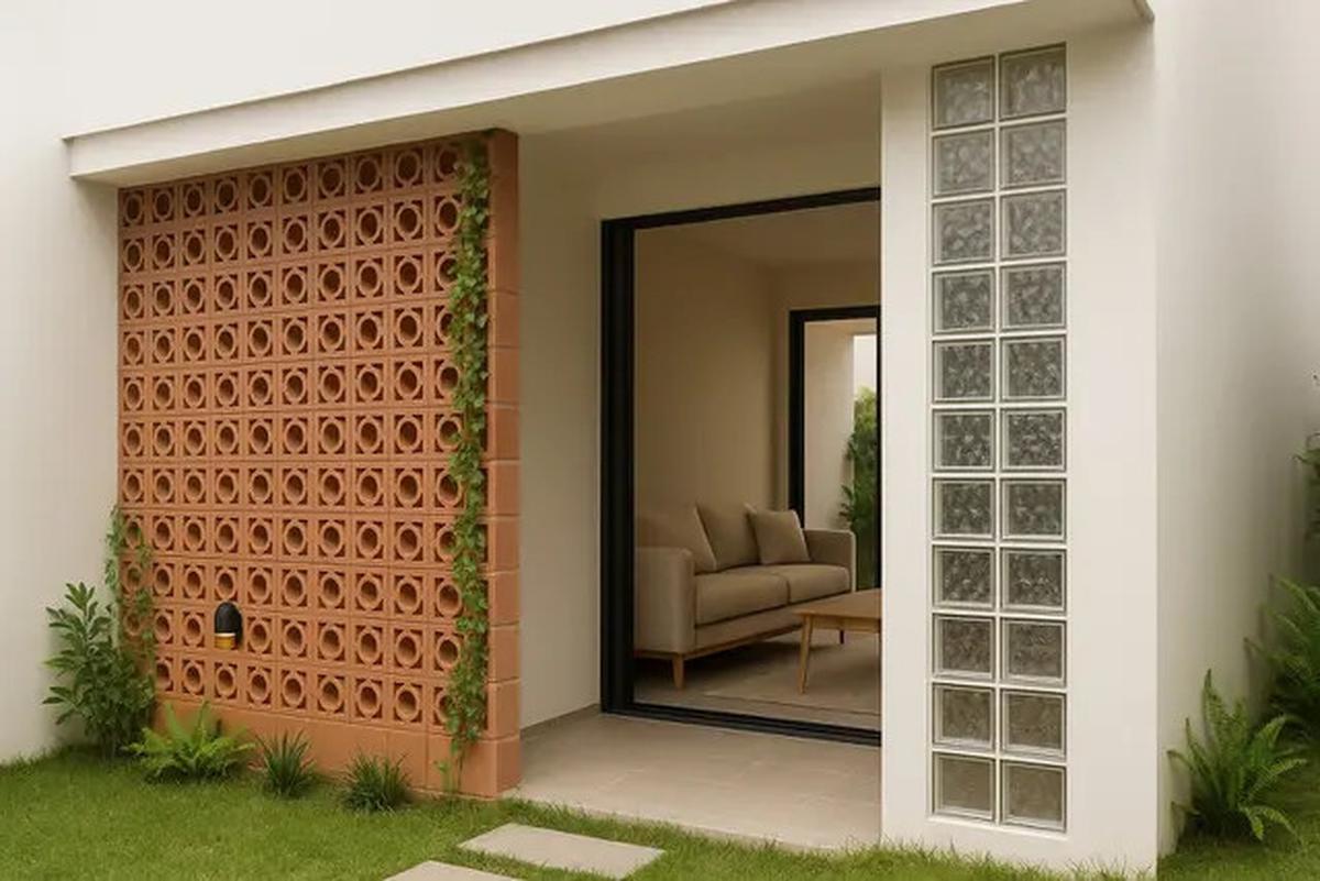 7 Model Rumah Minimalis Kombinasi Roster dan Glass Block, Hunian Cantik yang Hemat Energi